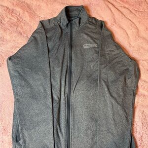 Nintendo Men’s Charcoal Lightweight Full-Zip Shirt Jacket